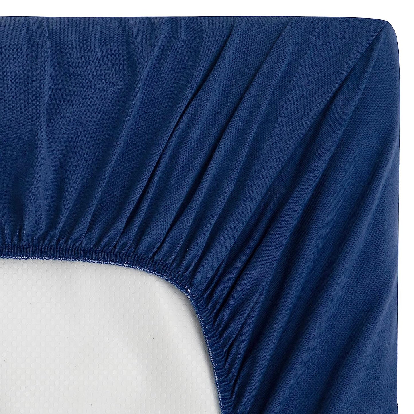 Changing Pad Cover Set in Soft Jersey Material - Fits 32"/34''X16 Contoured Pad for Babies, Navy Blue & Lt Gray