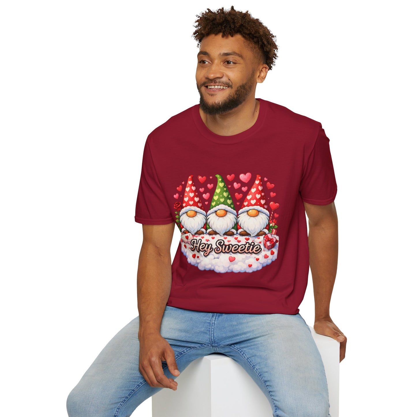 Hey Sweetie Gnome T-Shirt — Cute Valentine’s Day Gnomes Tee