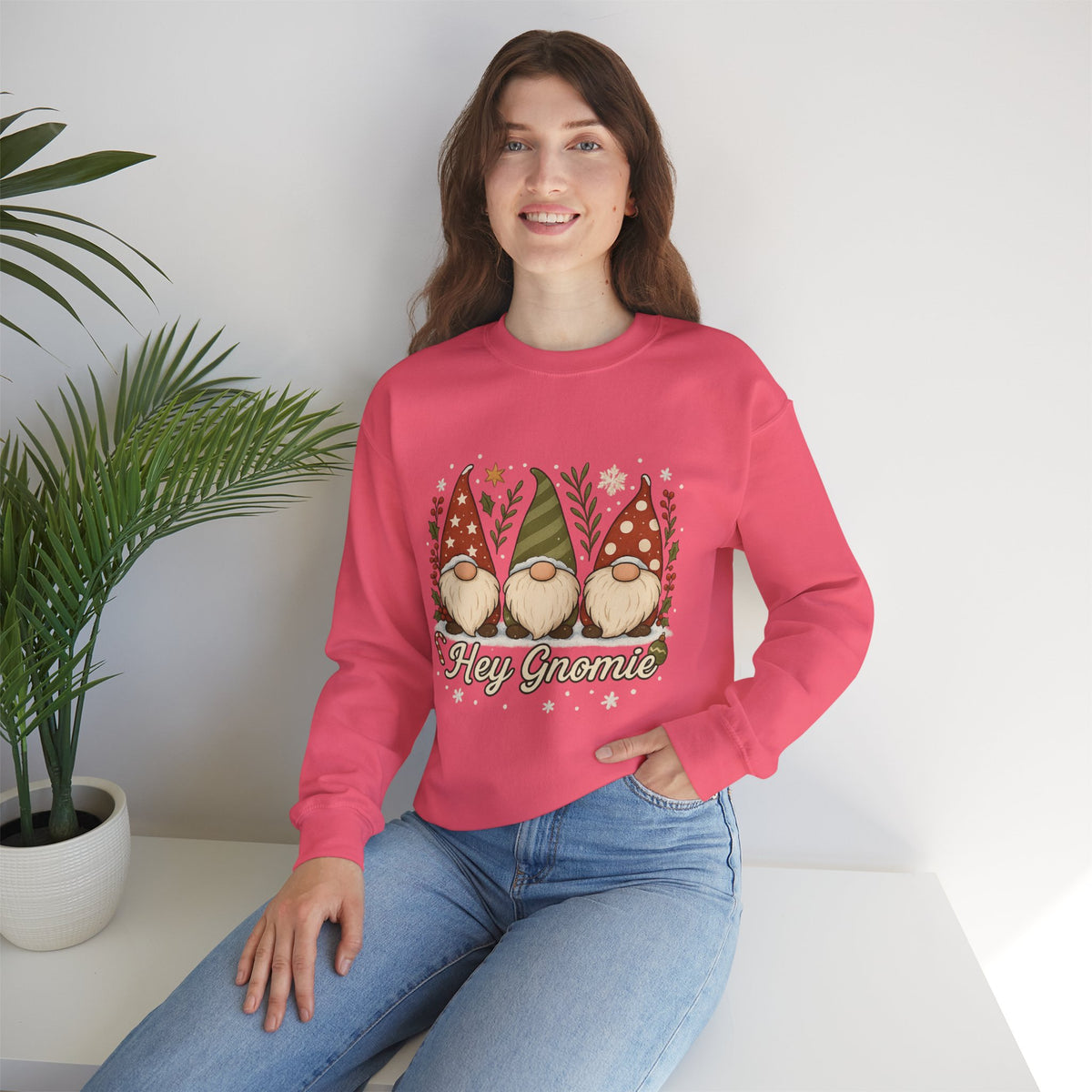 Three Christmas Gnomes sweatshirt | Holiday gnome crewneck