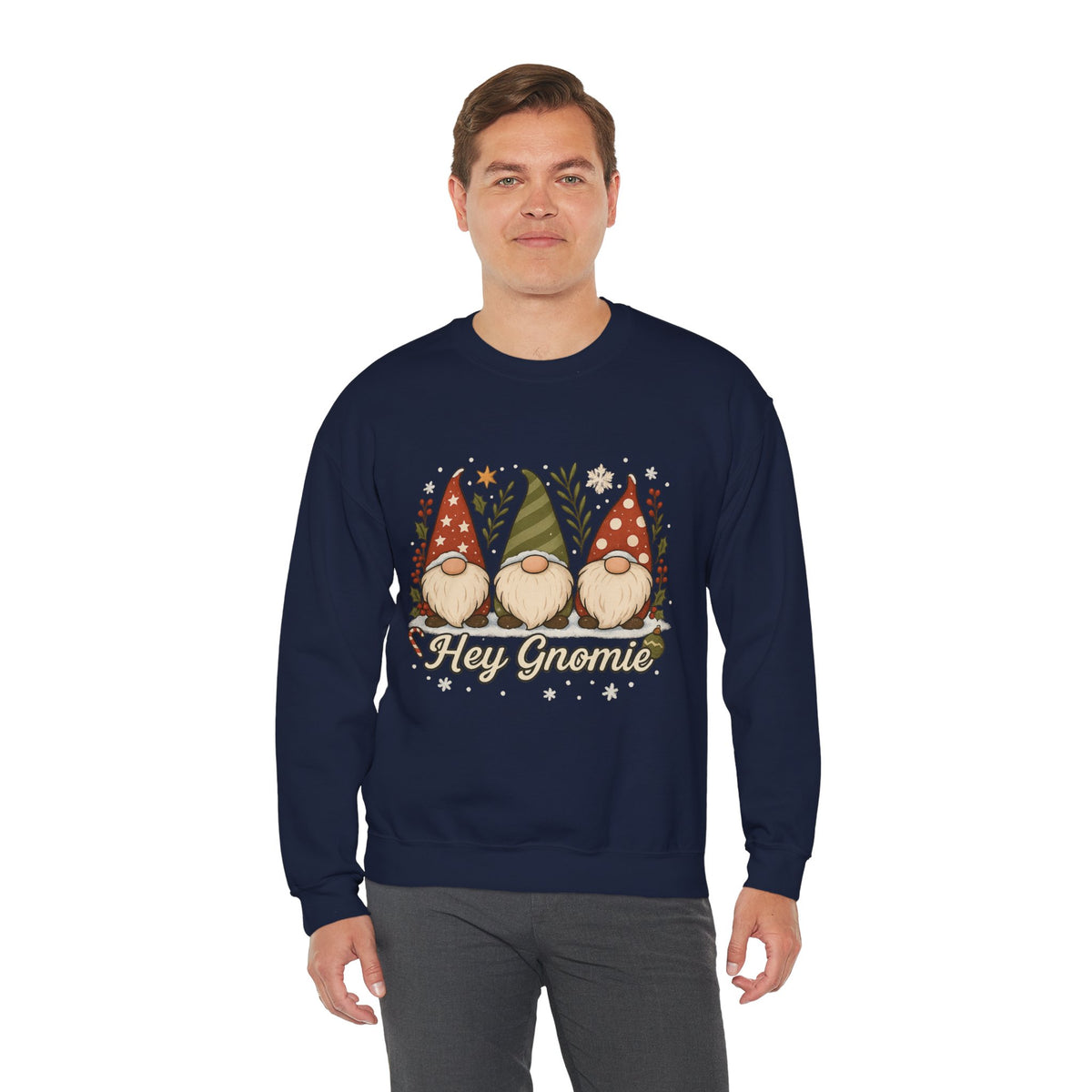 Three Christmas Gnomes sweatshirt | Holiday gnome crewneck
