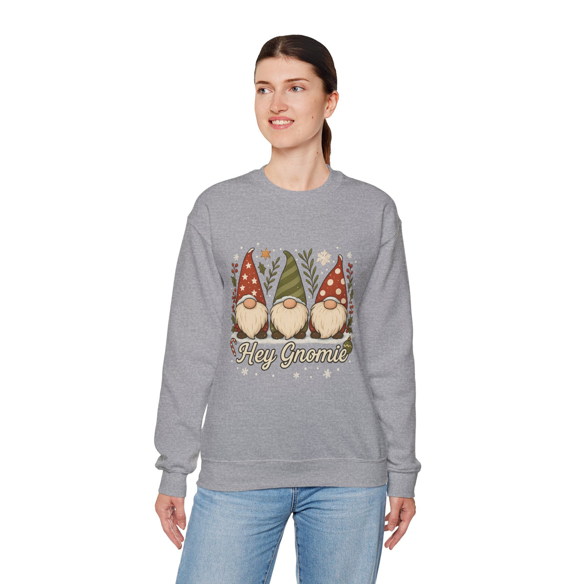Three Christmas Gnomes sweatshirt | Holiday gnome crewneck