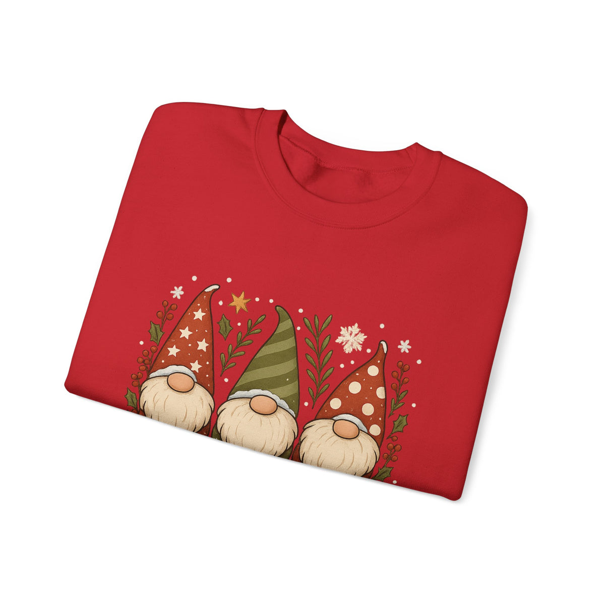 Three Christmas Gnomes sweatshirt | Holiday gnome crewneck