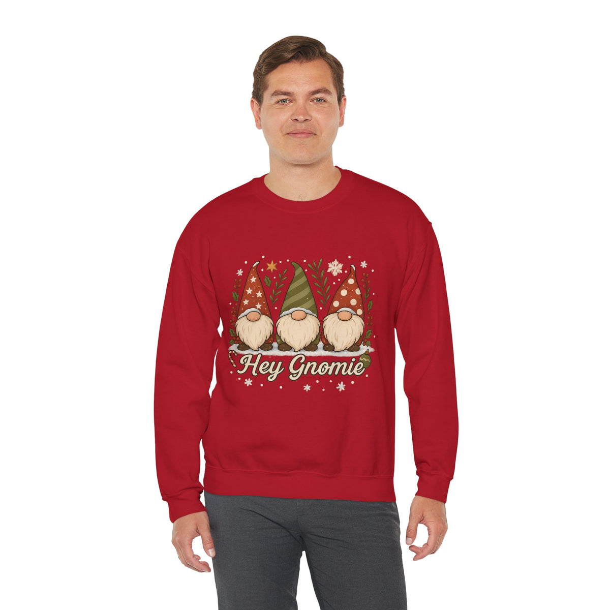 Three Christmas Gnomes sweatshirt | Holiday gnome crewneck