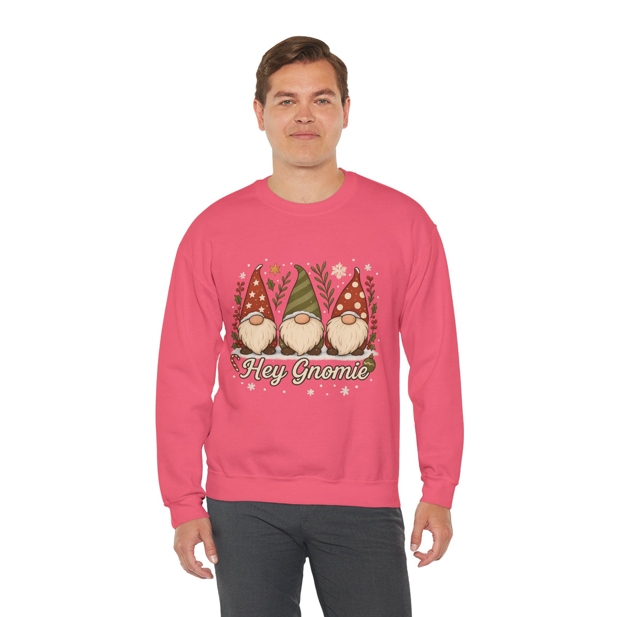 Three Christmas Gnomes sweatshirt | Holiday gnome crewneck