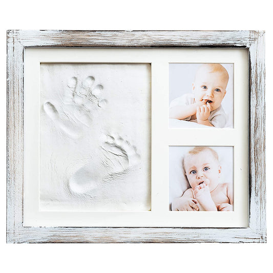 Baby Footprint Kit and Handprint Kit, 3 Month Old Baby Must Have, New Baby Hand Foot Print Kit Baby Keepsake Gift Baby Feet Print Baby Frame Baby Hand Footprint Frame Baby Handprint Kit