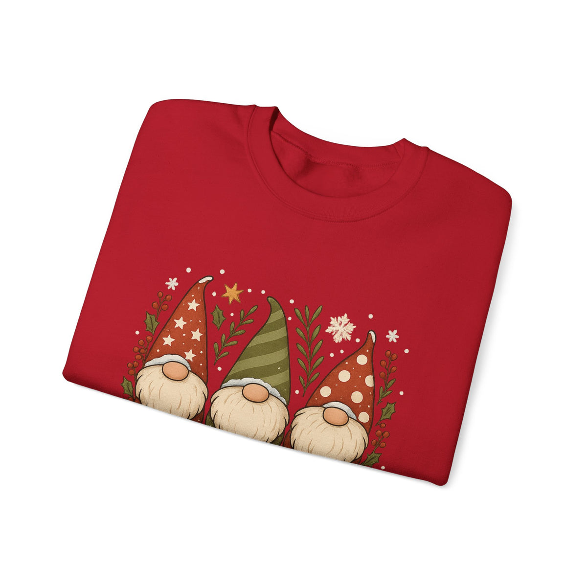 Three Christmas Gnomes sweatshirt | Holiday gnome crewneck