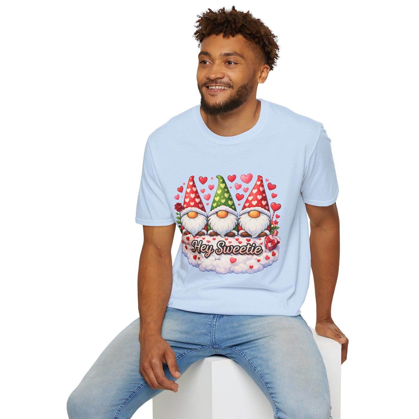 Hey Sweetie Gnome T-Shirt — Cute Valentine’s Day Gnomes Tee