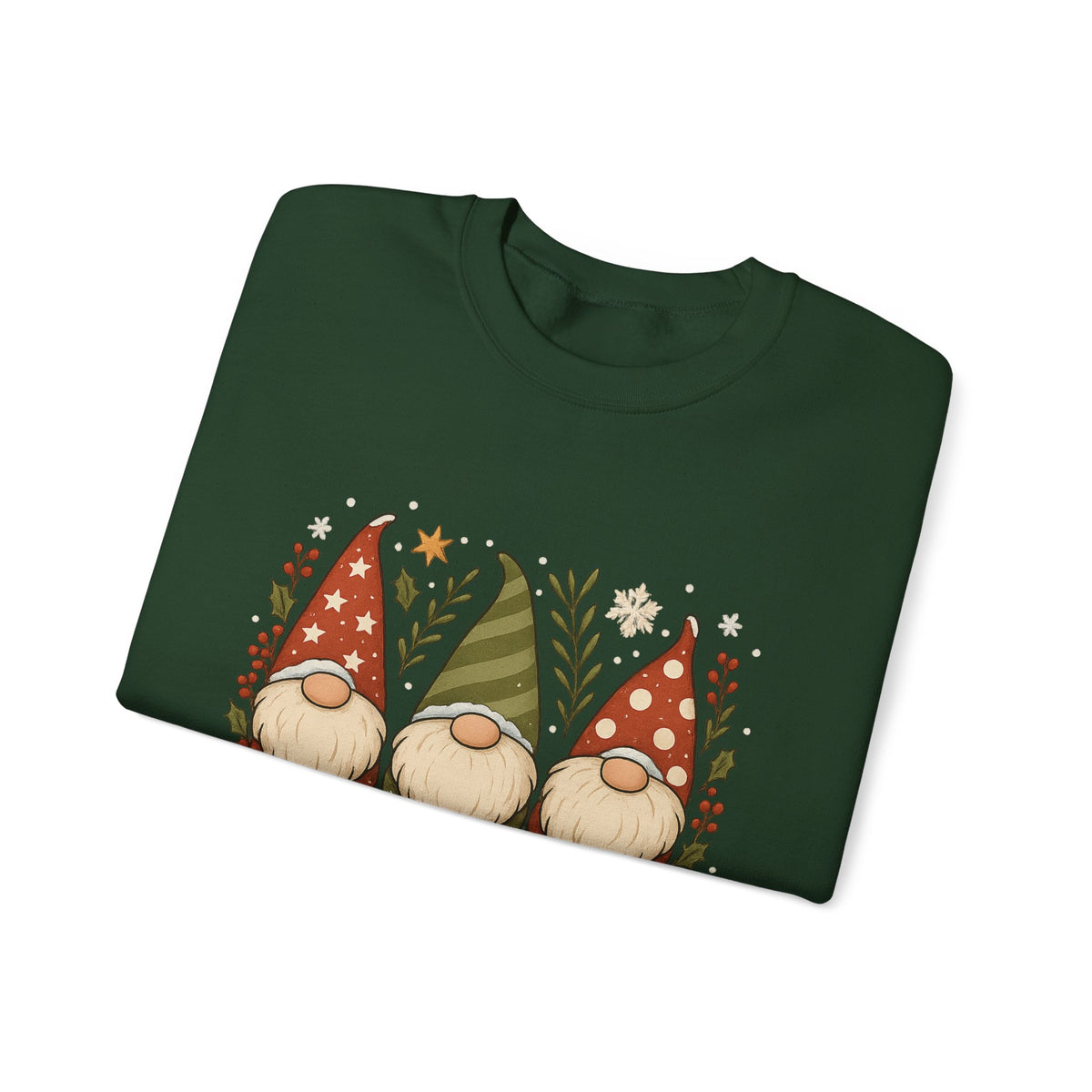 Three Christmas Gnomes sweatshirt | Holiday gnome crewneck