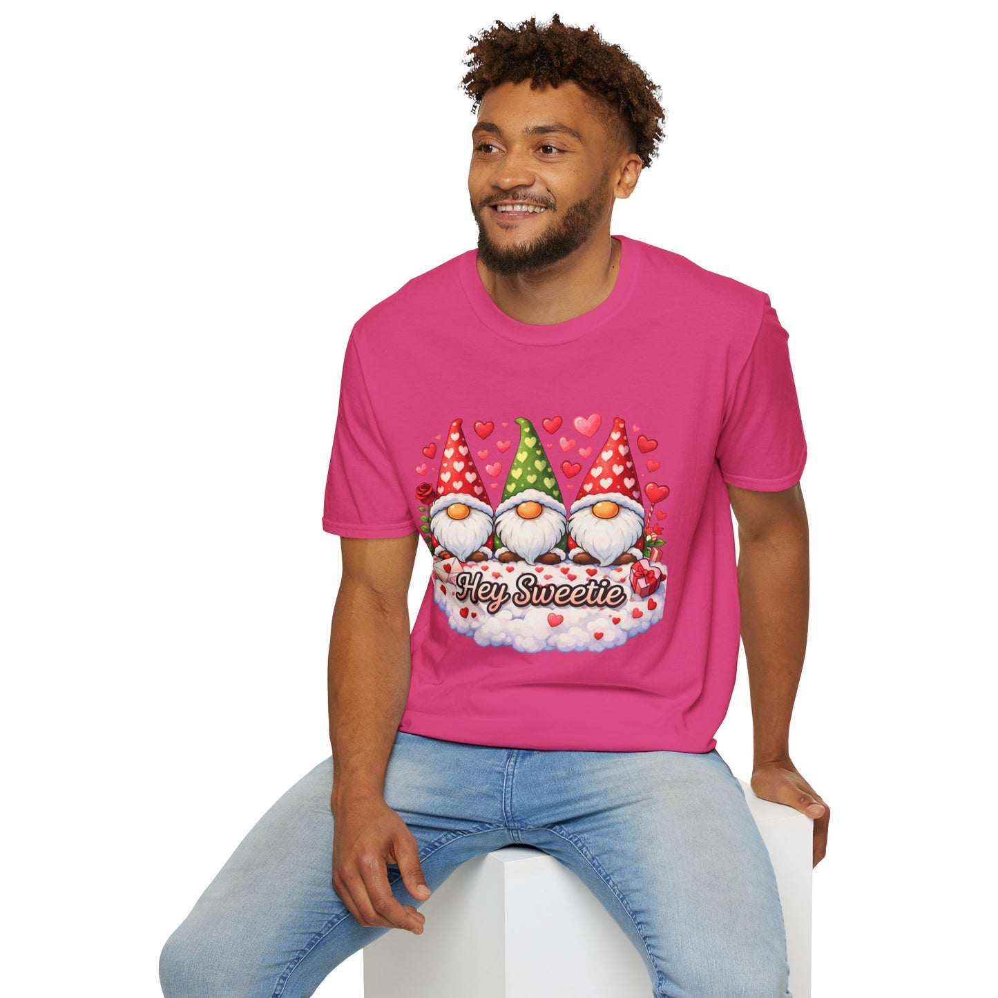 Hey Sweetie Gnome T-Shirt — Cute Valentine’s Day Gnomes Tee