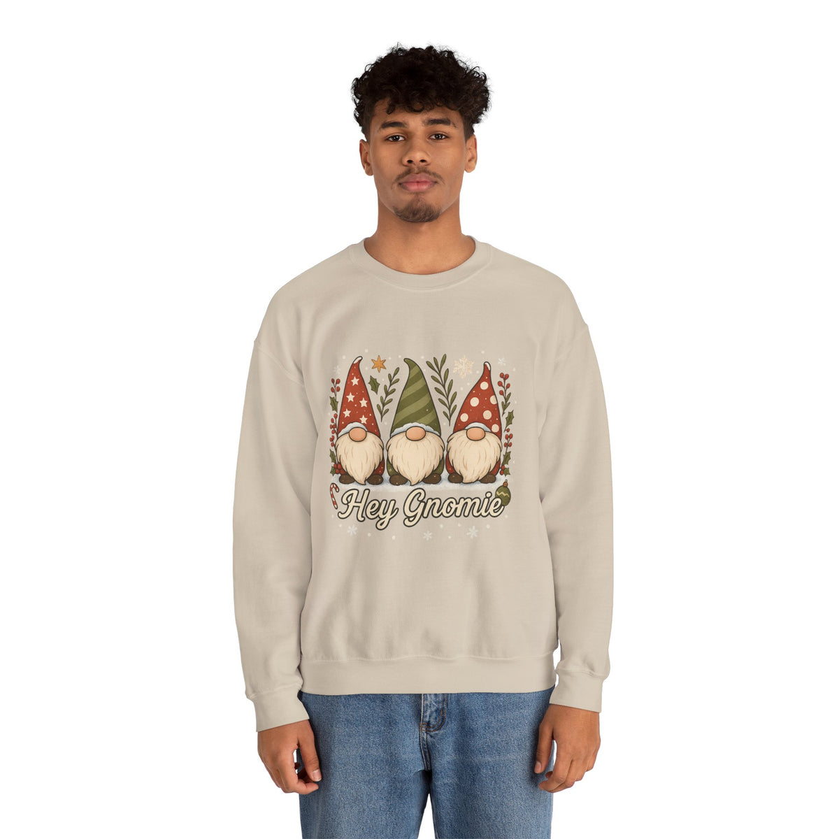Three Christmas Gnomes sweatshirt | Holiday gnome crewneck
