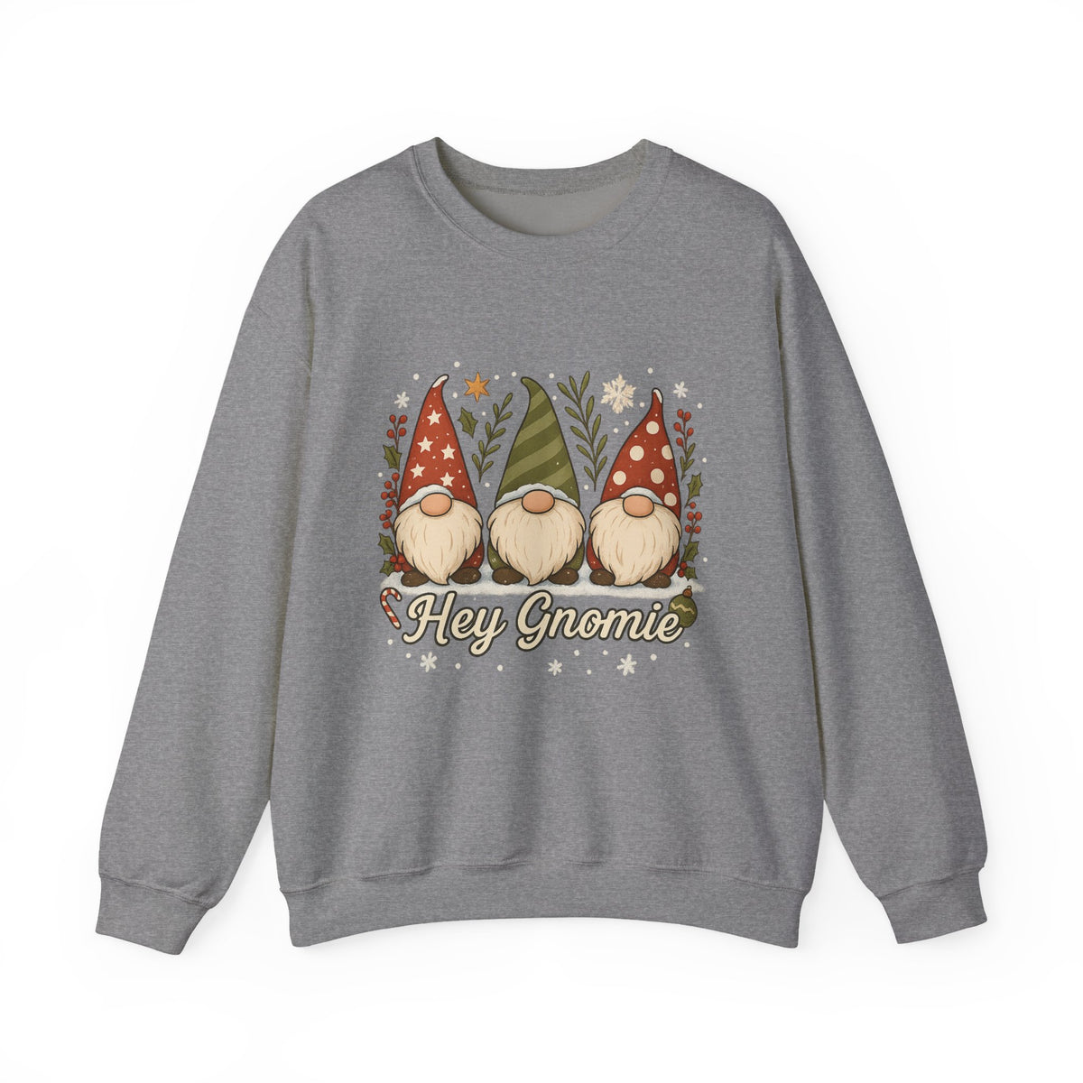 Three Christmas Gnomes sweatshirt | Holiday gnome crewneck