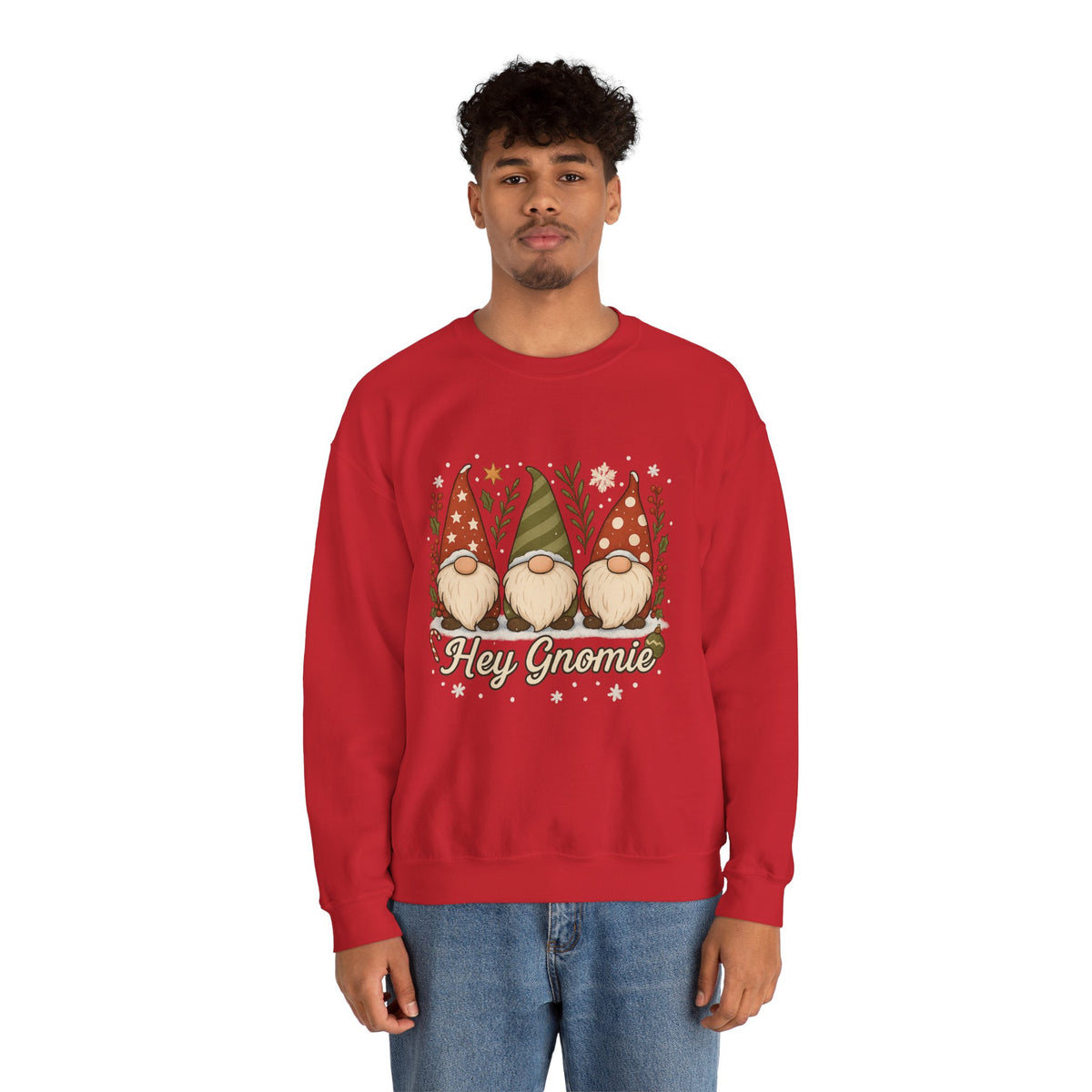 Three Christmas Gnomes sweatshirt | Holiday gnome crewneck