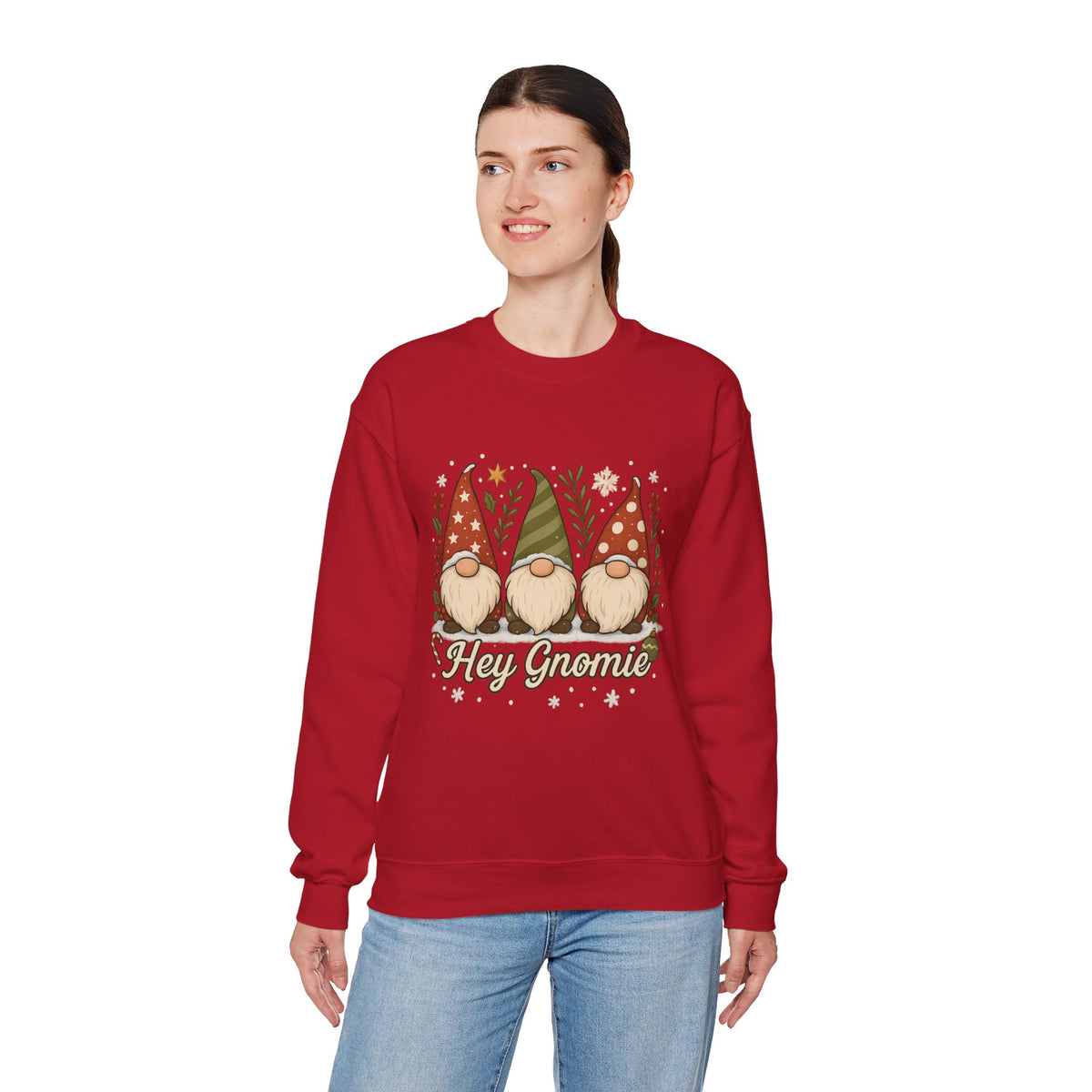 Three Christmas Gnomes sweatshirt | Holiday gnome crewneck