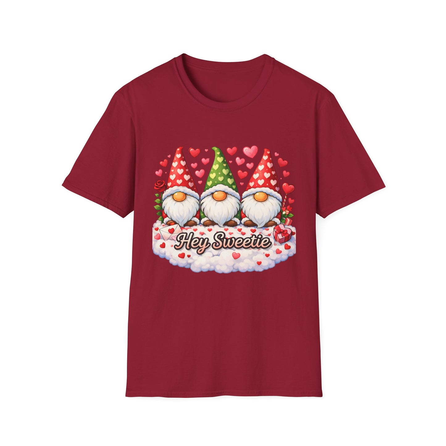 Hey Sweetie Gnome T-Shirt — Cute Valentine’s Day Gnomes Tee