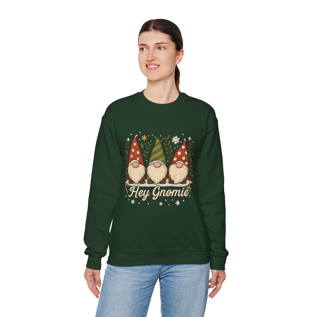 Three Christmas Gnomes sweatshirt | Holiday gnome crewneck