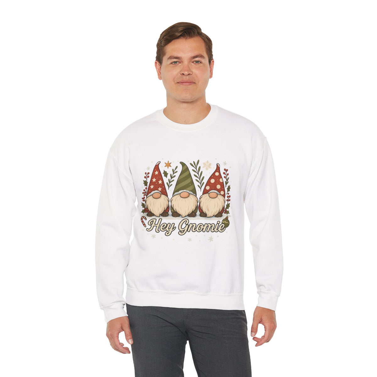Three Christmas Gnomes sweatshirt | Holiday gnome crewneck