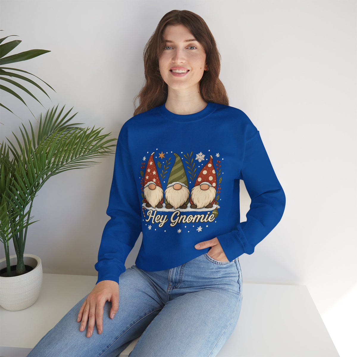 Three Christmas Gnomes sweatshirt | Holiday gnome crewneck