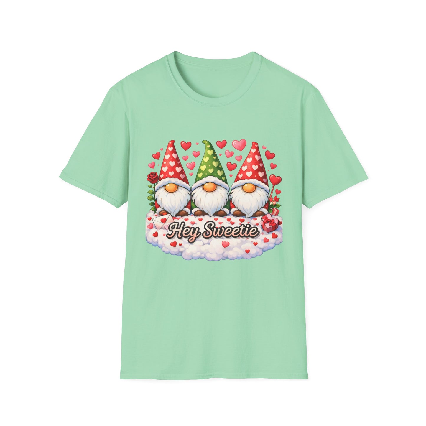 Hey Sweetie Gnome T-Shirt — Cute Valentine’s Day Gnomes Tee