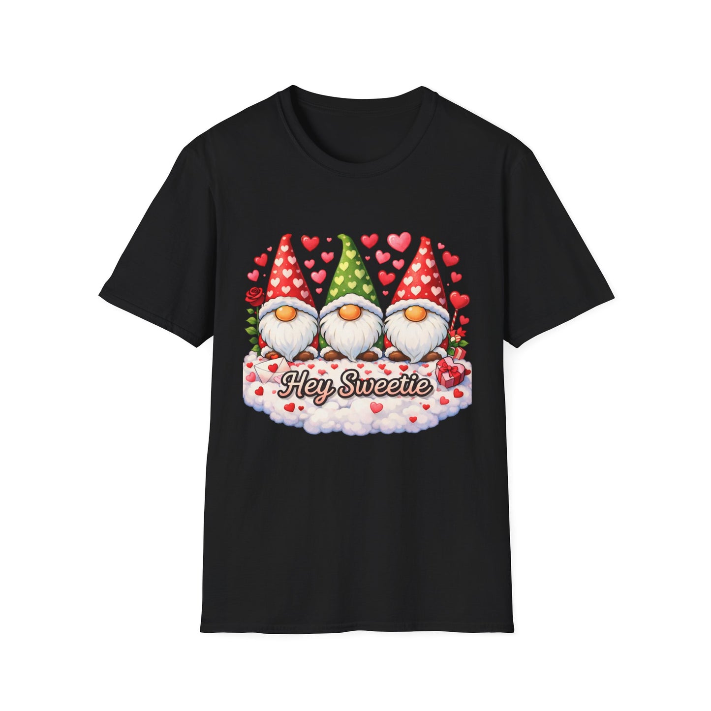 Hey Sweetie Gnome T-Shirt — Cute Valentine’s Day Gnomes Tee