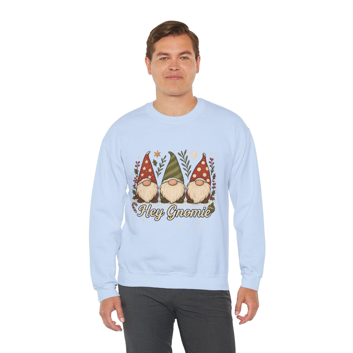 Three Christmas Gnomes sweatshirt | Holiday gnome crewneck