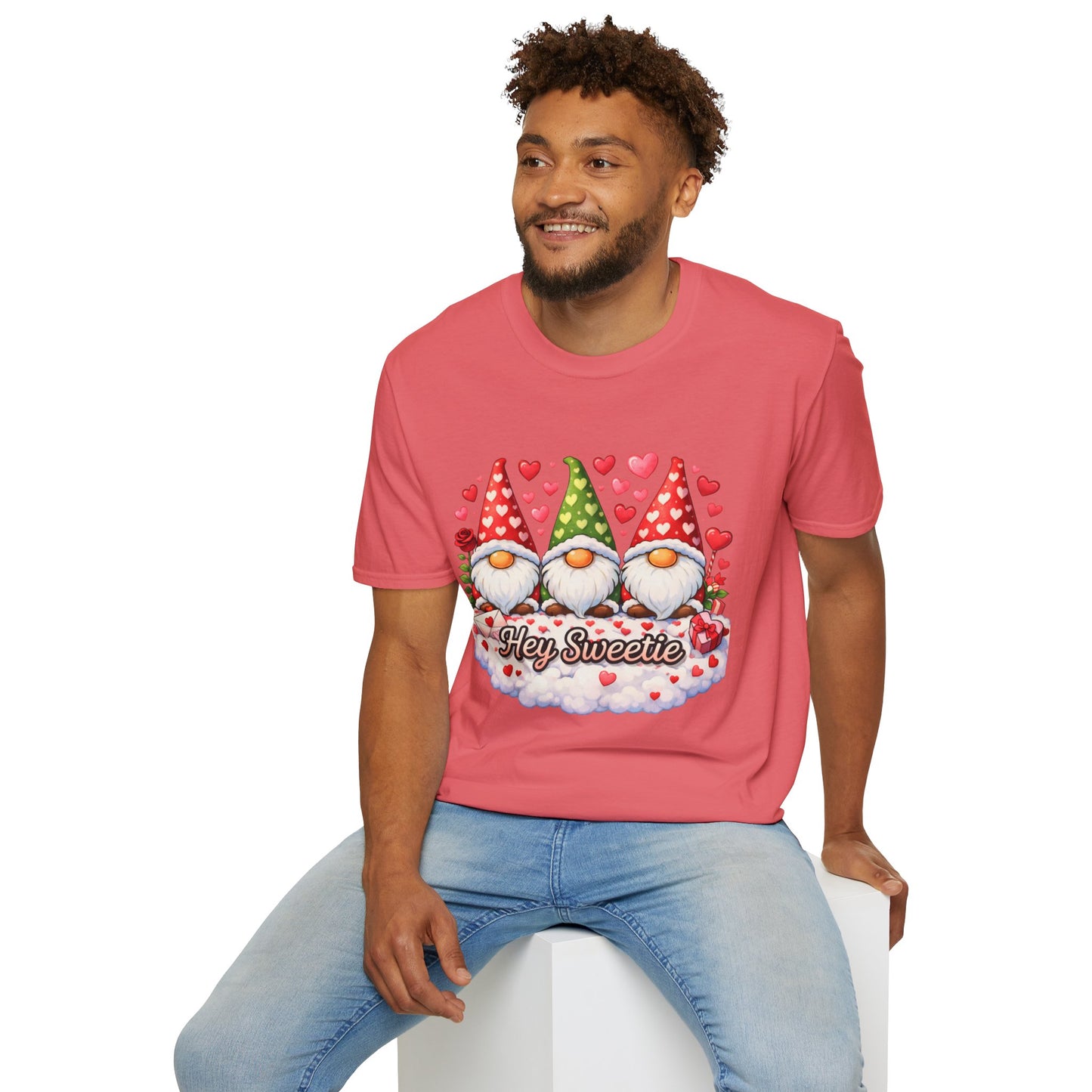 Hey Sweetie Gnome T-Shirt — Cute Valentine’s Day Gnomes Tee