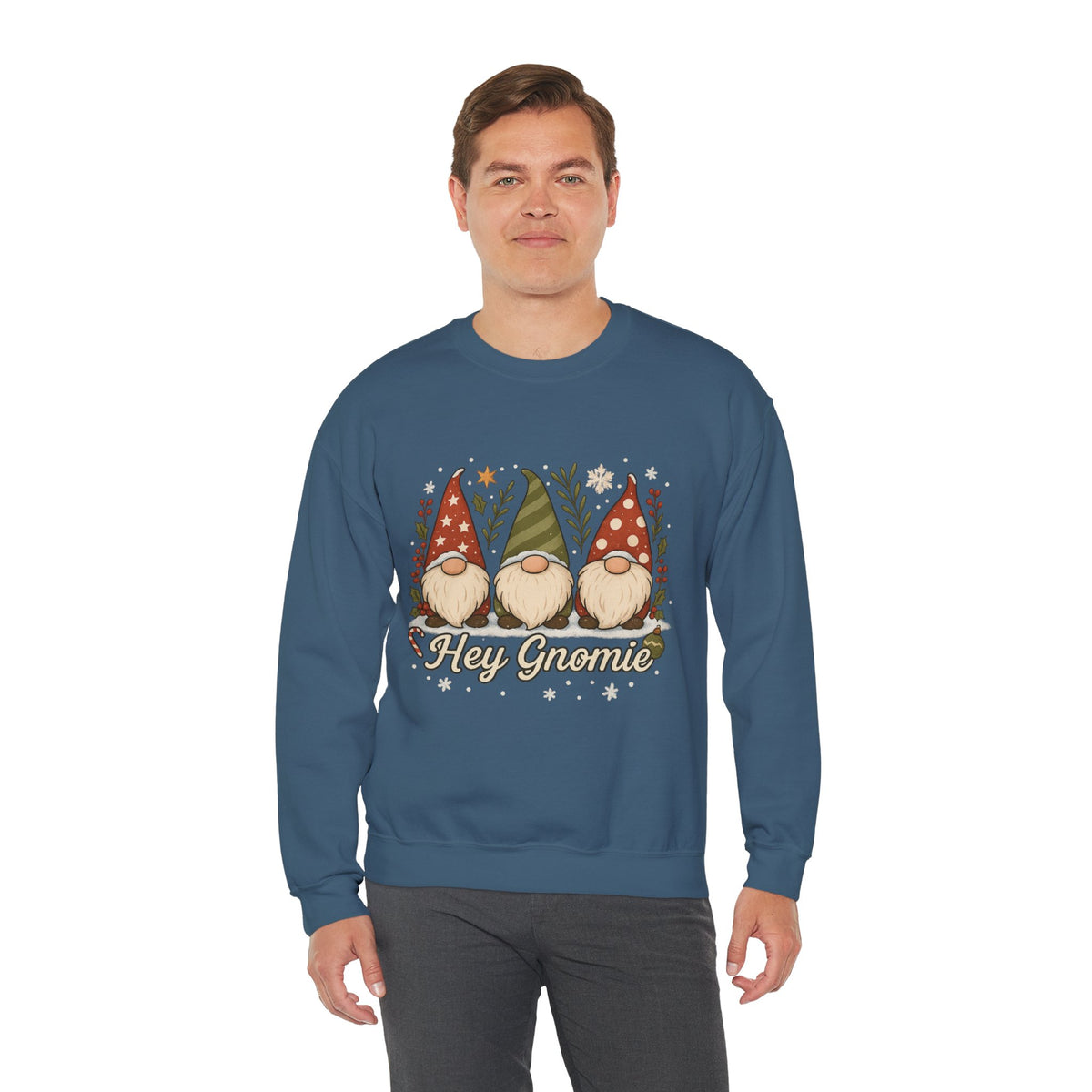 Three Christmas Gnomes sweatshirt | Holiday gnome crewneck