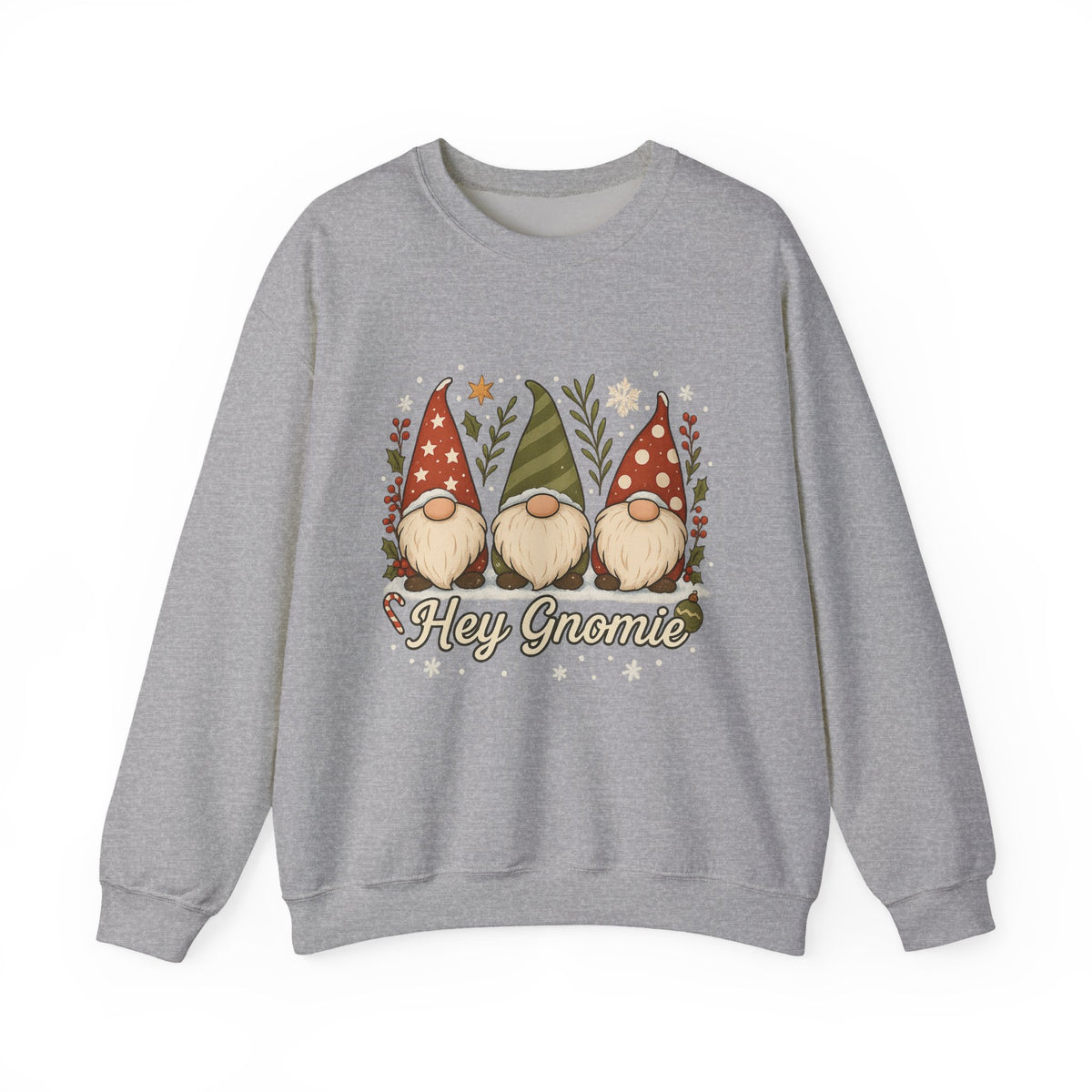 Three Christmas Gnomes sweatshirt | Holiday gnome crewneck