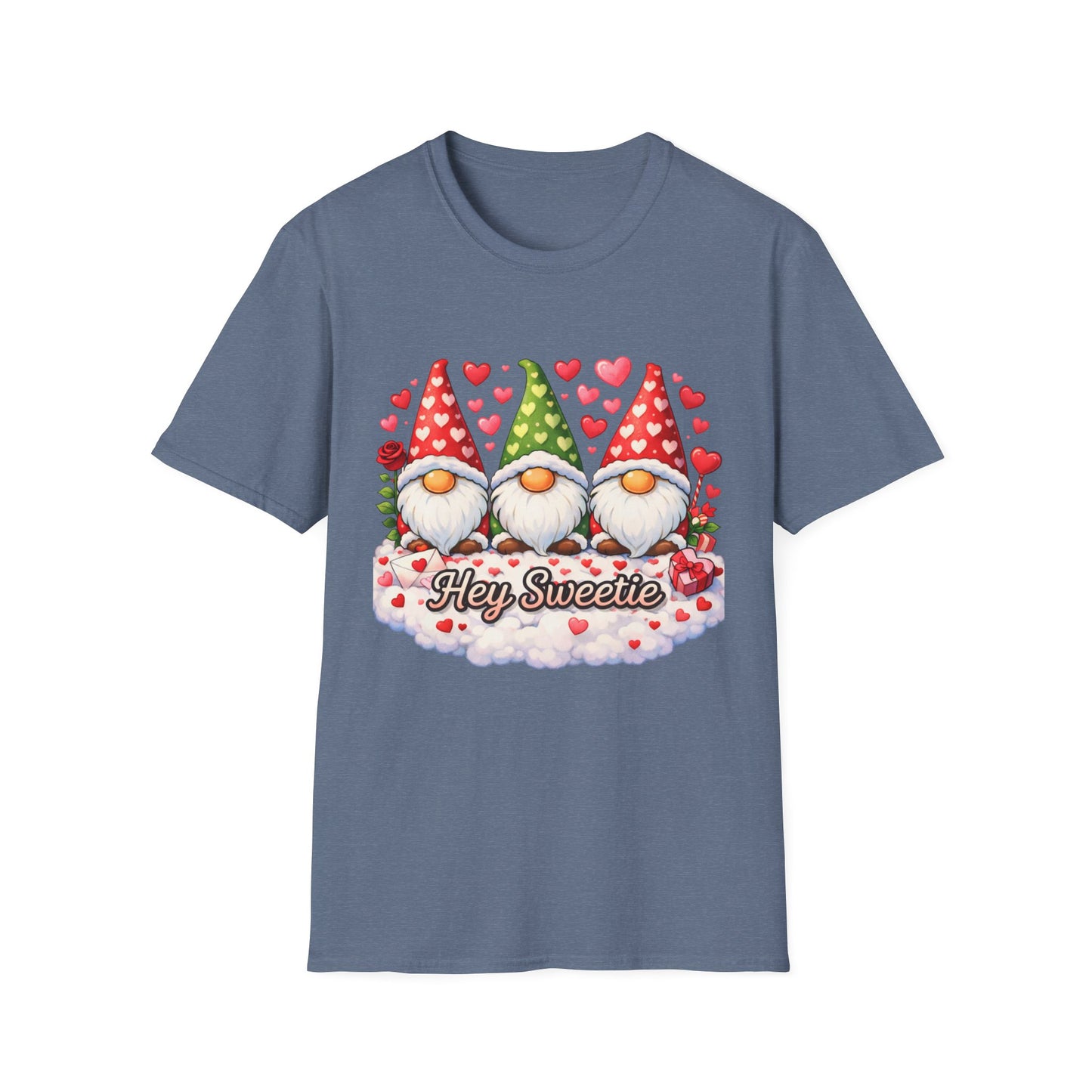 Hey Sweetie Gnome T-Shirt — Cute Valentine’s Day Gnomes Tee
