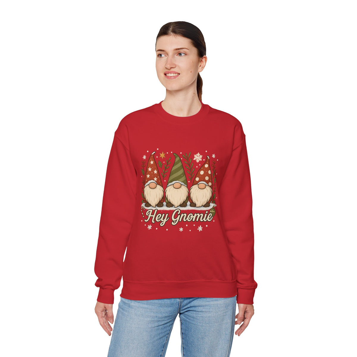 Three Christmas Gnomes sweatshirt | Holiday gnome crewneck
