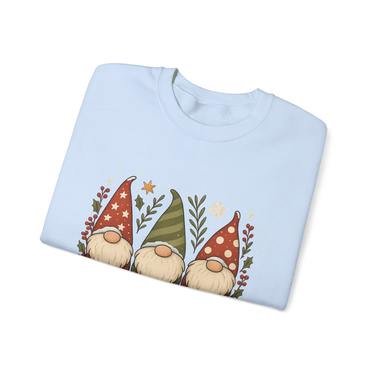 Three Christmas Gnomes sweatshirt | Holiday gnome crewneck