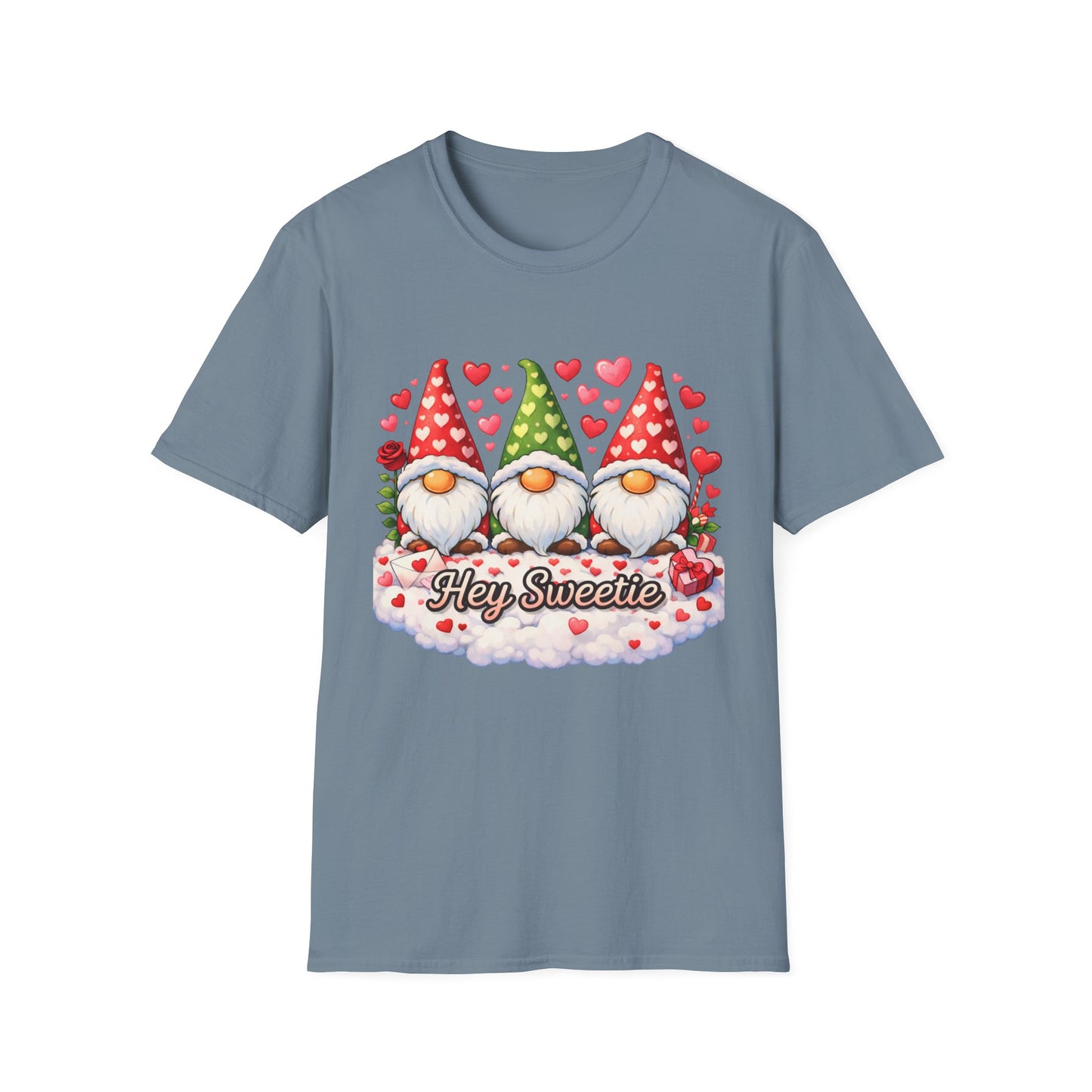 Hey Sweetie Gnome T-Shirt — Cute Valentine’s Day Gnomes Tee