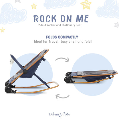 Rock with Me 2-In-1 Baby Rocker and Stationary Seat