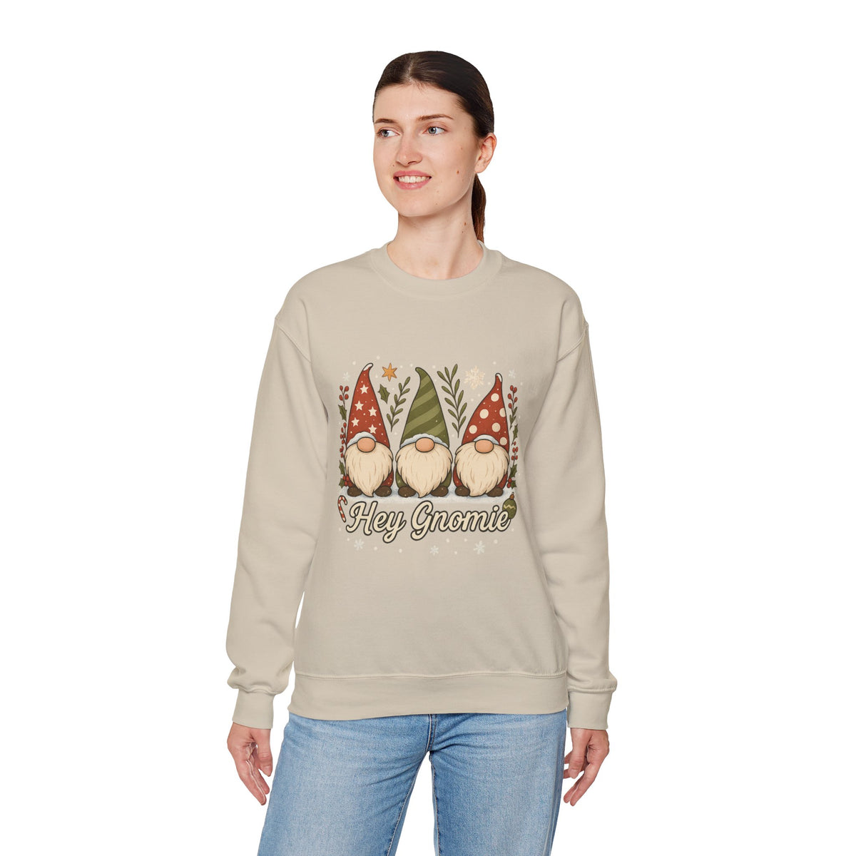 Three Christmas Gnomes sweatshirt | Holiday gnome crewneck