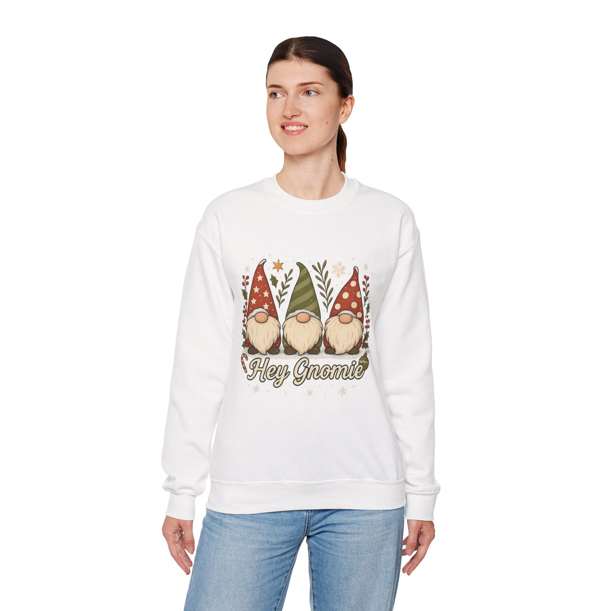 Three Christmas Gnomes sweatshirt | Holiday gnome crewneck