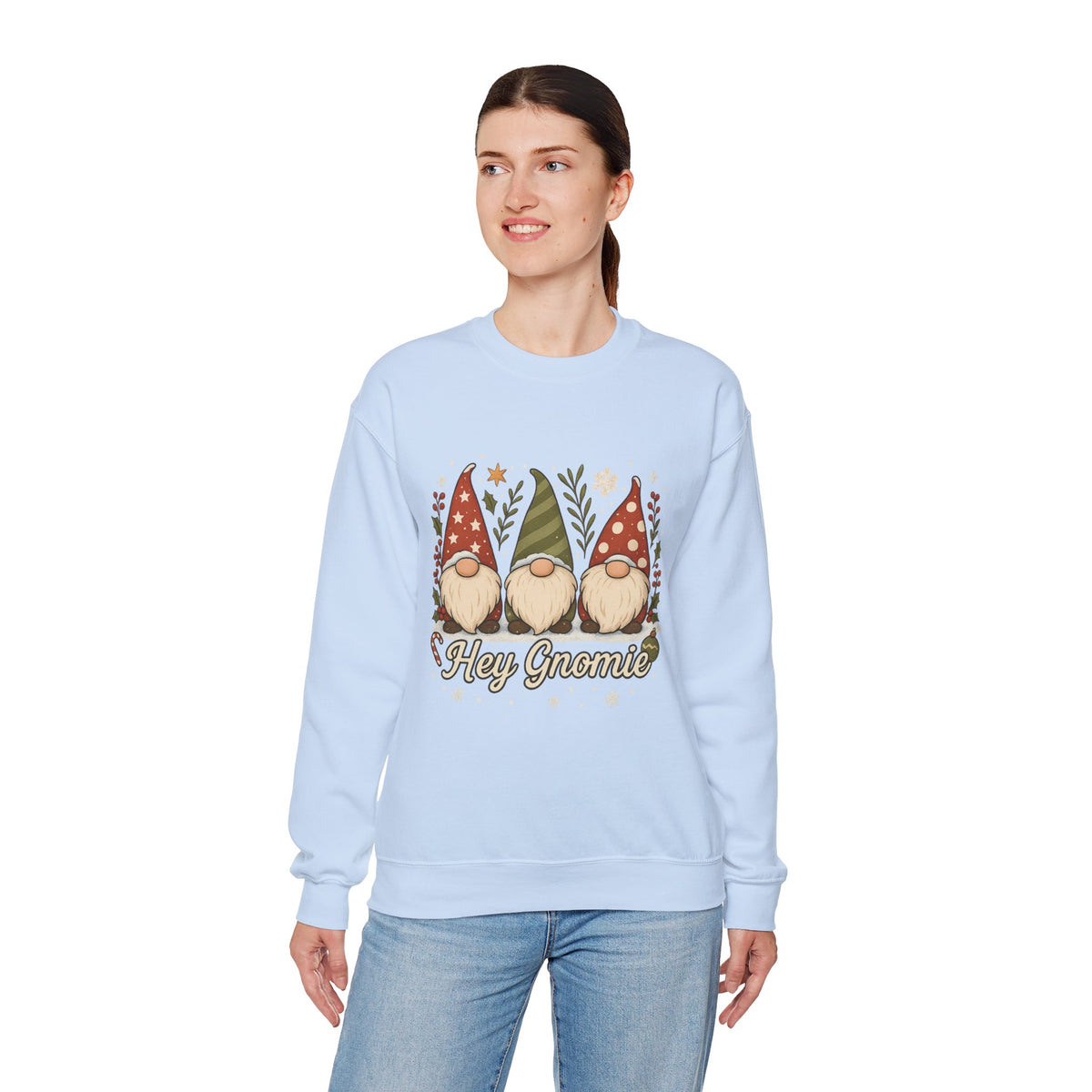 Three Christmas Gnomes sweatshirt | Holiday gnome crewneck