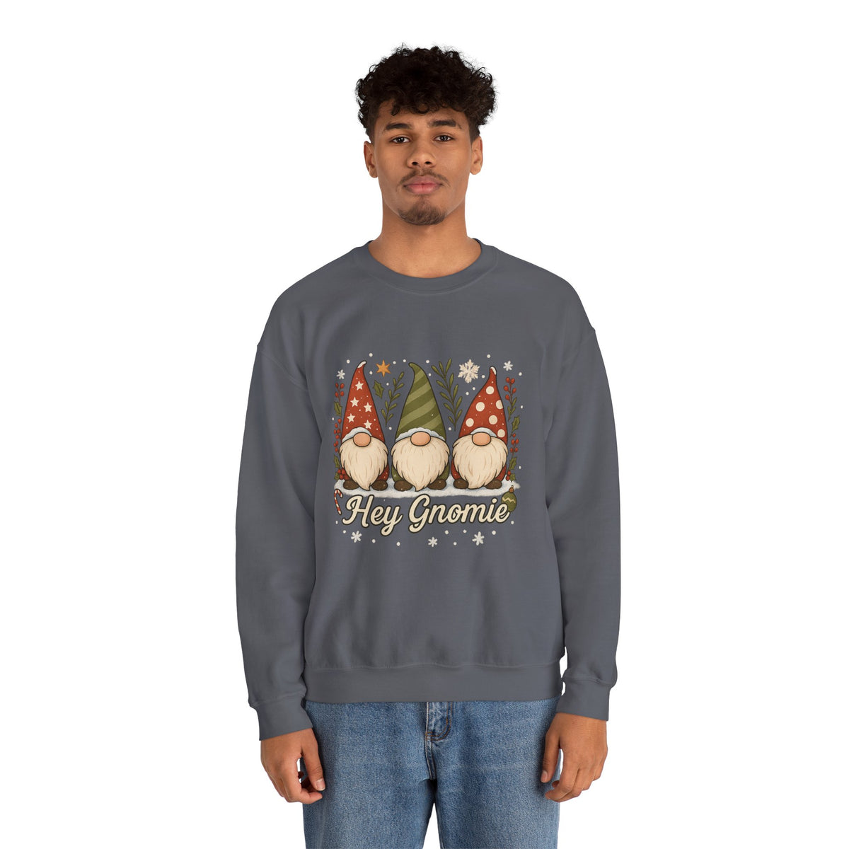 Three Christmas Gnomes sweatshirt | Holiday gnome crewneck