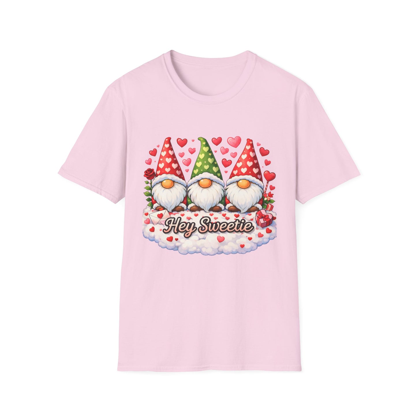Hey Sweetie Gnome T-Shirt — Cute Valentine’s Day Gnomes Tee