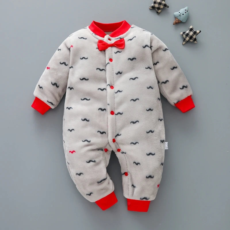 Baby Clothes for Newborn for Spring Winter Infant Jacket for Girls/Boys Baby Jumpsuit Soft Flannel Bebe Romper Baby Girl Clothes