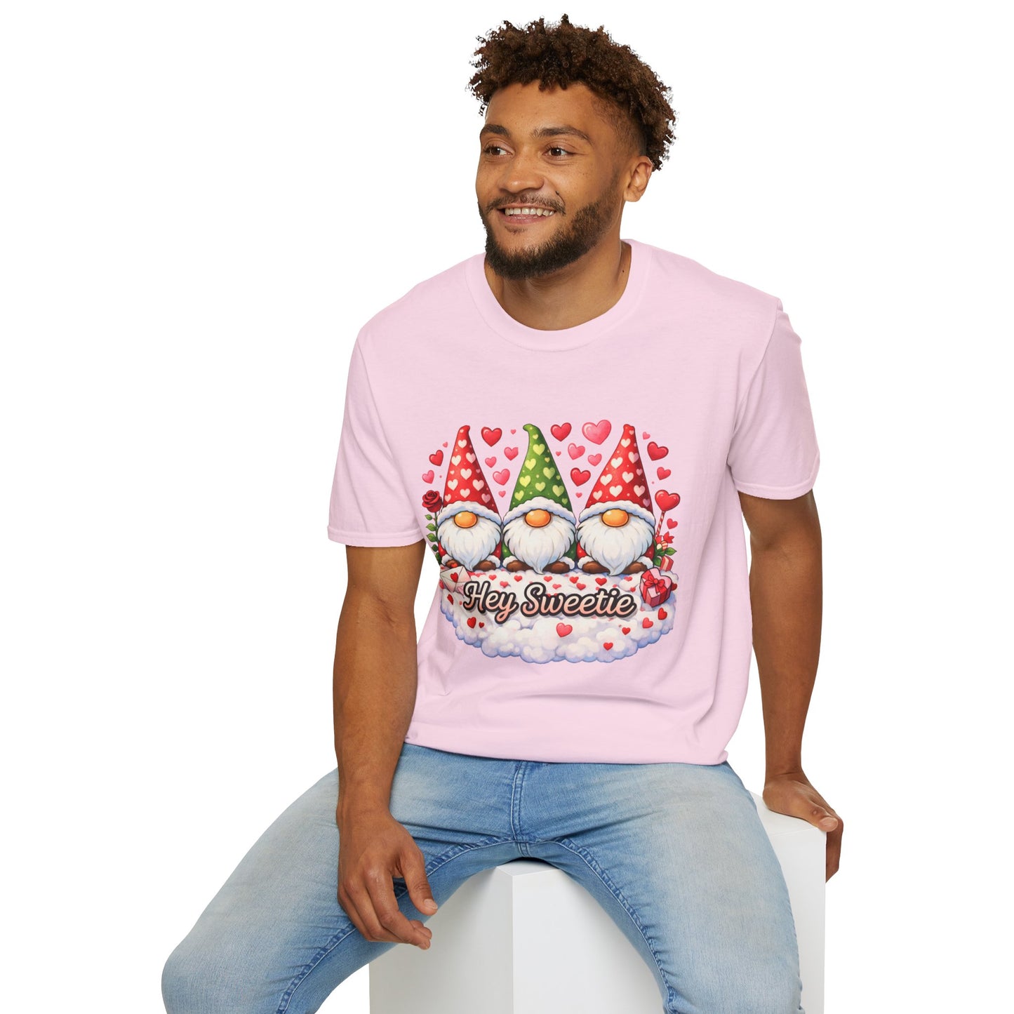 Hey Sweetie Gnome T-Shirt — Cute Valentine’s Day Gnomes Tee