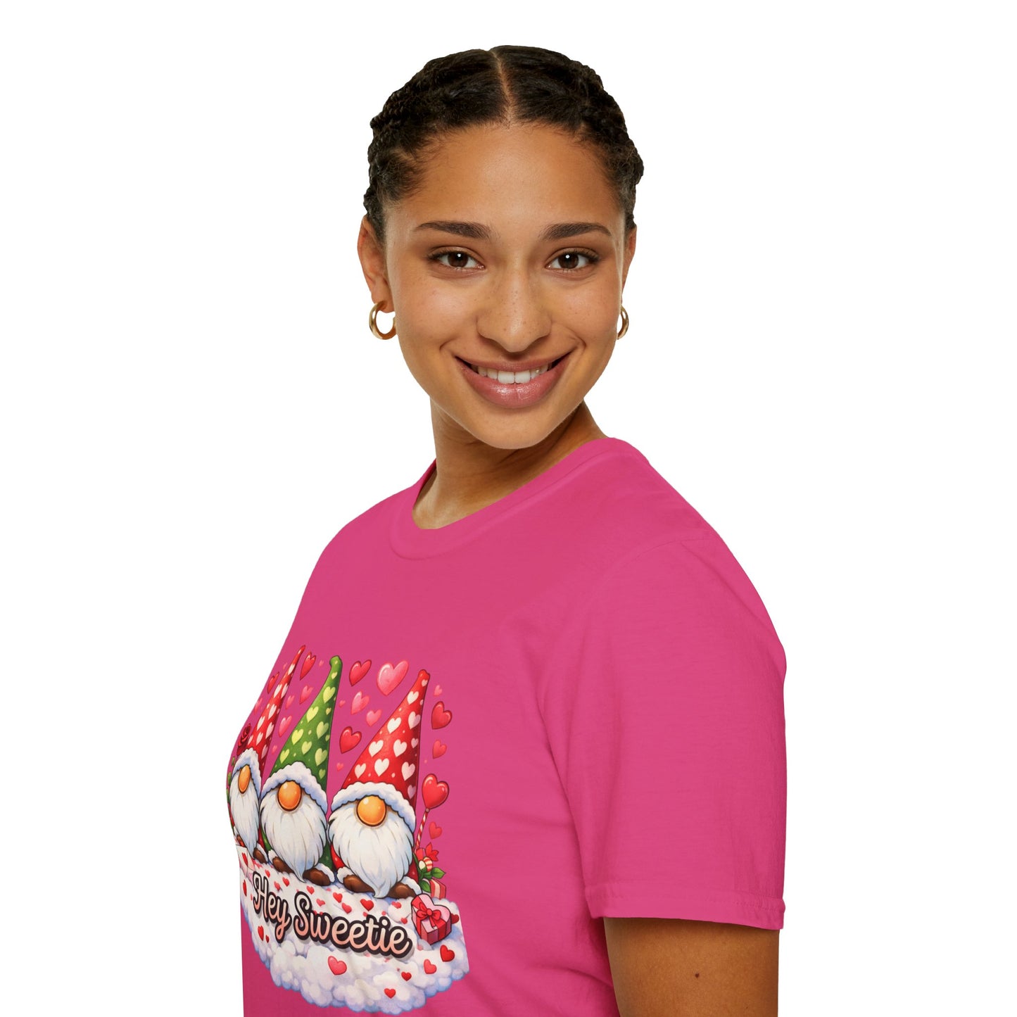 Hey Sweetie Gnome T-Shirt — Cute Valentine’s Day Gnomes Tee