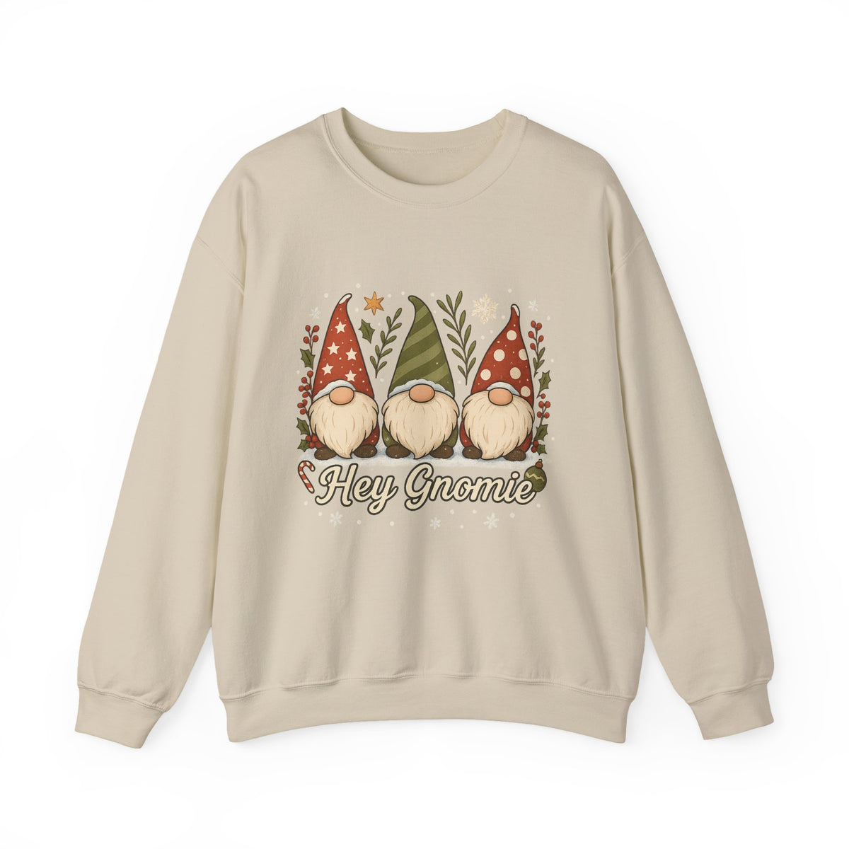 Three Christmas Gnomes sweatshirt | Holiday gnome crewneck