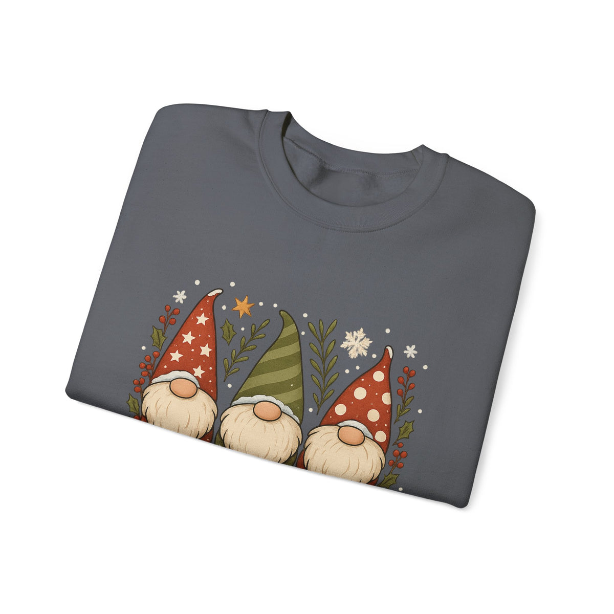Three Christmas Gnomes sweatshirt | Holiday gnome crewneck
