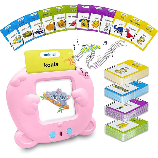 DAKOMM Toddler Educational Interactive Flash Cards with 224 Sight Word