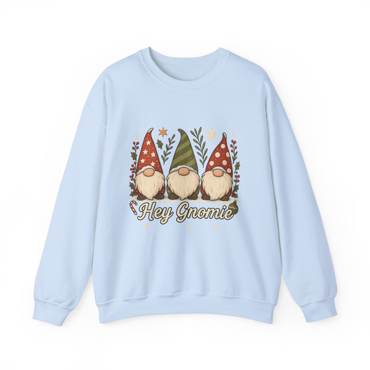 Three Christmas Gnomes sweatshirt | Holiday gnome crewneck