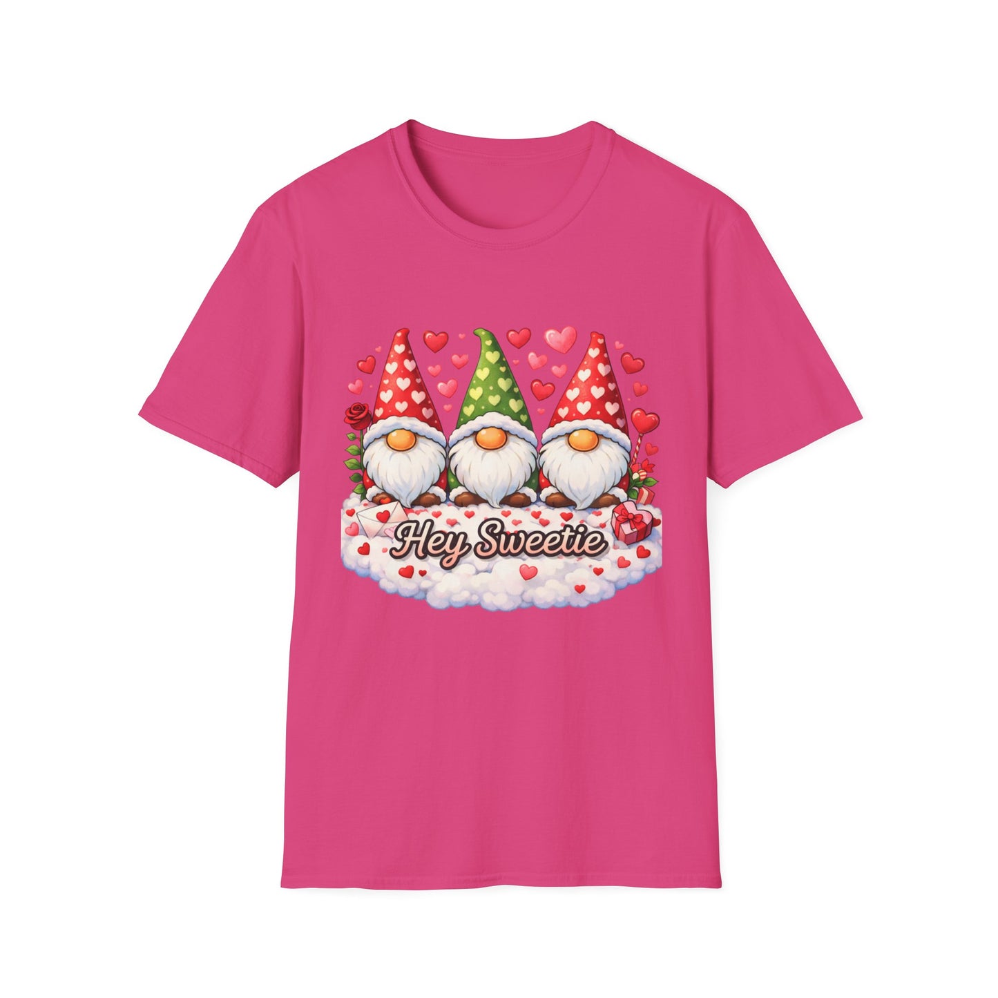 Hey Sweetie Gnome T-Shirt — Cute Valentine’s Day Gnomes Tee