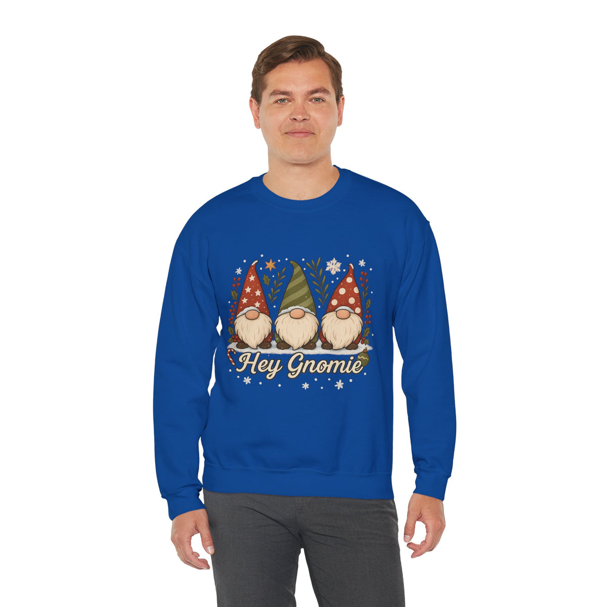 Three Christmas Gnomes sweatshirt | Holiday gnome crewneck