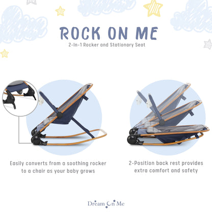 Rock with Me 2-In-1 Baby Rocker and Stationary Seat