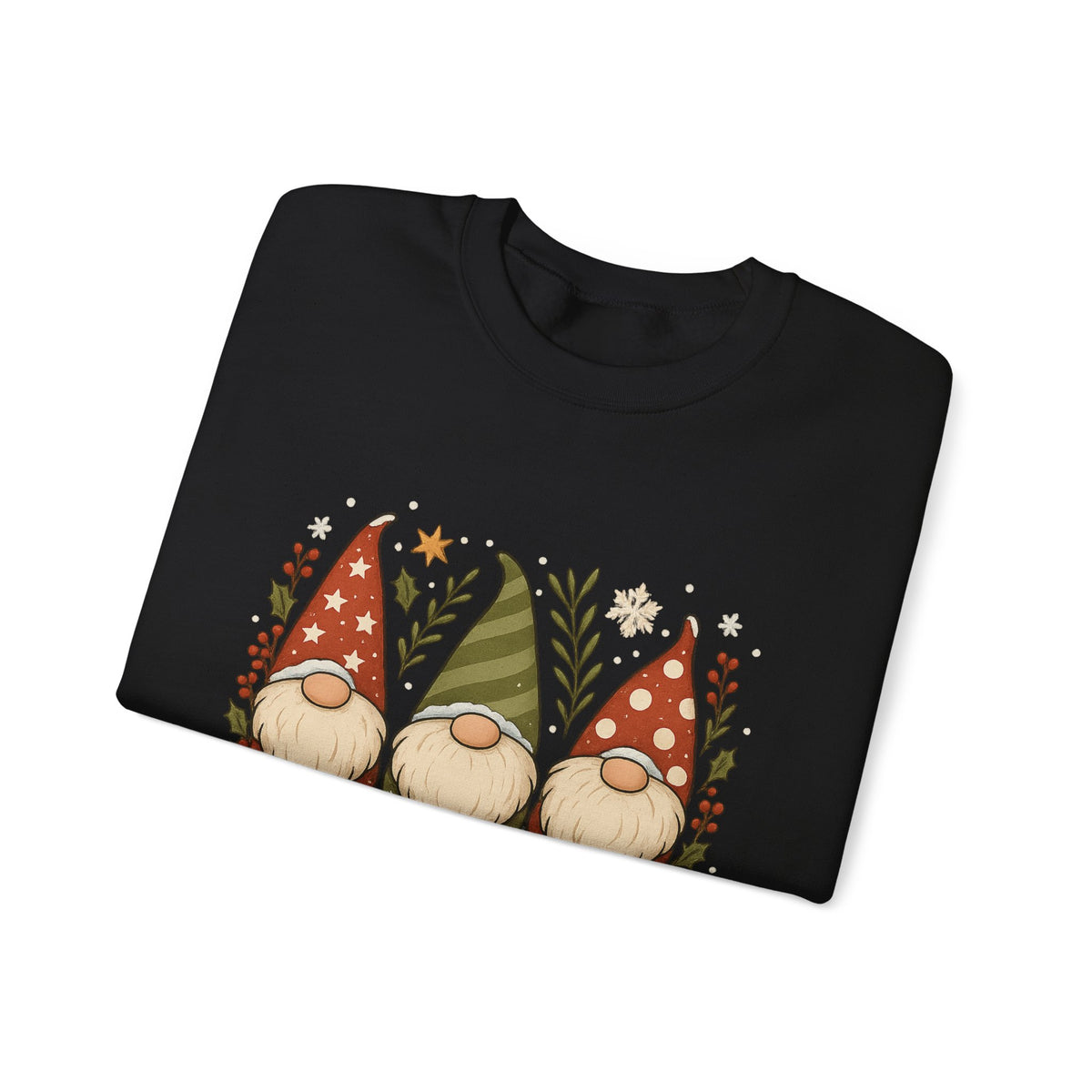 Three Christmas Gnomes sweatshirt | Holiday gnome crewneck