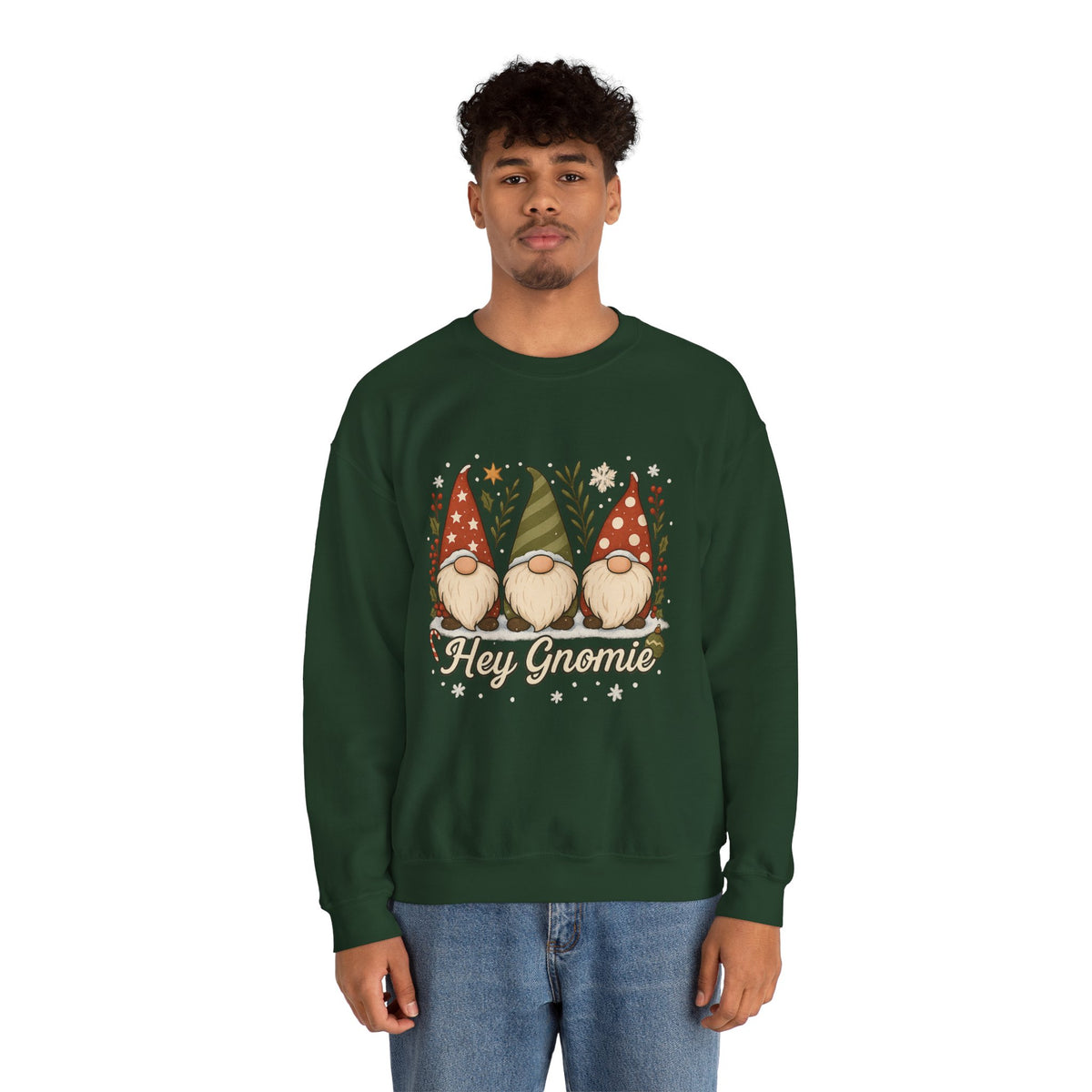 Three Christmas Gnomes sweatshirt | Holiday gnome crewneck