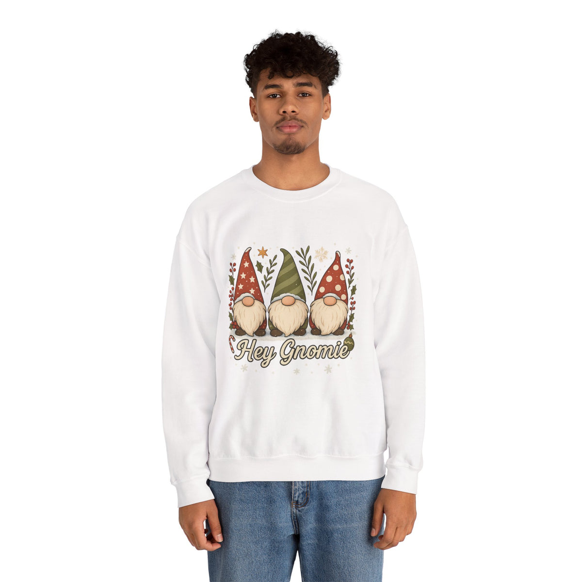 Three Christmas Gnomes sweatshirt | Holiday gnome crewneck